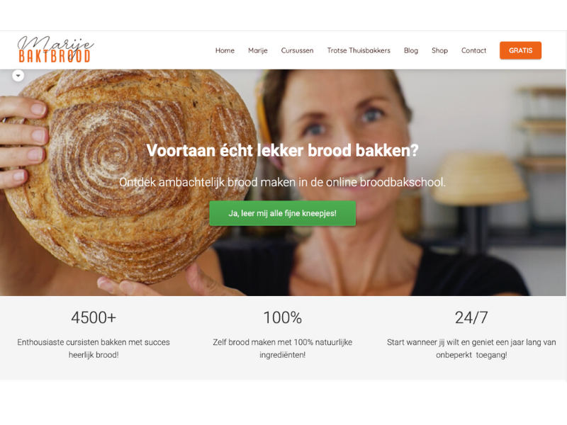 website marije bakt brood online marketing ontwerper 800x600 1